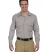 574 Dickies Long Sleeve Work Shirt  SILVER GRAY front view