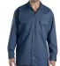 574 Dickies Long Sleeve Work Shirt  NAVY front view