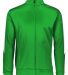 Augusta Sportswear 4396 Youth Medalist Jacket 2.0 in Kelly/ white front view