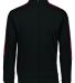 Augusta Sportswear 4396 Youth Medalist Jacket 2.0 in Black/ red front view