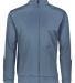 Augusta Sportswear 4396 Youth Medalist Jacket 2.0 in Graphite/ white front view