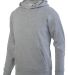 Augusta Sportswear 5415 Youth 60/40 Fleece Hoodie in Charcoal heather front view