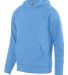 Augusta Sportswear 5415 Youth 60/40 Fleece Hoodie in Columbia blue front view