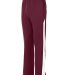 Augusta Sportswear 7760 Medalist Pant 2.0 in Maroon/ white front view