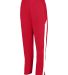 Augusta Sportswear 7762 Women's Medalist Pant 2.0 in Red/ white front view