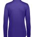 Augusta Sportswear 2787 Women's Attain Quarter-Zip in Purple back view