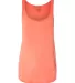 J America 8133 Women's Oasis Wash Tank Top in Fusion coral front view