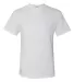 J America 8134 Pop Top T-Shirt White front view