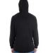 J America 8228 Hooded Game Day Jersey T-Shirt in Black back view