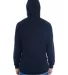 J America 8228 Hooded Game Day Jersey T-Shirt in Navy back view