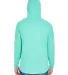 J America 8228 Hooded Game Day Jersey T-Shirt in Mint back view