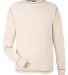 J America 8238 Vintage Long Sleeve Thermal T-Shirt in Oatmeal heather front view