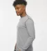 J America 8238 Vintage Long Sleeve Thermal T-Shirt in Oxford side view