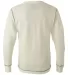 J America 8238 Vintage Long Sleeve Thermal T-Shirt in Vintage white/ charcoal back view