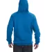 J America 8824 Premium Hooded Sweatshirt in Royal back view