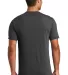 District Made DT1350     Mens Perfect Tr   V-Neck  Black Frost back view