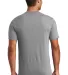 District Made DT1350     Mens Perfect Tr   V-Neck  Grey Frost back view