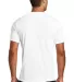 District Made DT1350     Mens Perfect Tr   V-Neck  White back view