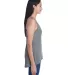 Anvil 32PVL Women's Freedom Racerback Tank Top in Heather graphite side view