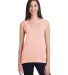 Anvil 37PVL Women's Freedom Sleeveless Tee in Dusty rose front view