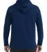 Anvil 73500 French Terry Unisex Hooded Pullover in Navy back view