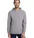 Anvil 73500 French Terry Unisex Hooded Pullover in Heather graphite front view