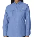 Columbia Sportswear 7314 Ladies' Bahama™ Long-Sl WHITECAP BLUE front view