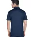 Harriton M315 Men's 4 oz. Polytech Polo NAVY back view