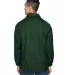 Harriton M775 Adult Nylon Staff Jacket DARK GREEN back view