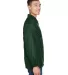 Harriton M775 Adult Nylon Staff Jacket DARK GREEN side view