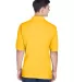 Harriton M265 Men's 5.6 oz. Easy Blend™ Polo SUNRAY YELLOW back view
