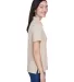 Harriton M265W Ladies' 5.6 oz. Easy Blend™ Polo STONE side view