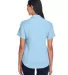 Harriton M570W Ladies' Bahama Cord Camp Shirt CLOUD BLUE back view