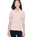Harriton M280W Ladies' 5 oz. Blend-Tek™ Polo in Blush