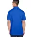 Harriton M353 Men's Double Mesh Polo TRUE ROYAL back view
