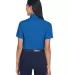 Harriton M500SW Ladies' Easy Blend™ Short-Sleeve FRENCH BLUE back view