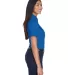 Harriton M500SW Ladies' Easy Blend™ Short-Sleeve FRENCH BLUE side view