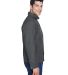 Harriton M705 Men's Auxiliary Canvas Work Jacket DARK CHARCOAL side view