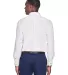 Harriton M500T Men's Tall Easy Blend™ Long-Sleev WHITE back view