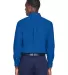 Harriton M500T Men's Tall Easy Blend™ Long-Sleev FRENCH BLUE back view