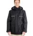 Harriton M779 Adult Axle Insulated Cargo Jacket BLACK front view