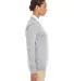 Harriton M425W Ladies' Pilbloc™ V-Neck Button Ca GREY HEATHER side view