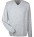 Harriton M420 Men's Pilbloc™ V-Neck Sweater in Grey heather