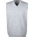 Harriton M415 Men's Pilbloc™ V-Neck Sweater Vest in Grey heather