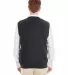 Harriton M415 Men's Pilbloc™ V-Neck Sweater Vest BLACK back view