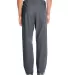 Harriton M898 Adult Restore 4.9 oz. Scrub Bottom DARK CHARCOAL back view