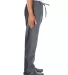 Harriton M898 Adult Restore 4.9 oz. Scrub Bottom DARK CHARCOAL side view