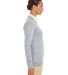 Harriton M420W Ladies' Pilbloc™ V-Neck Sweater GREY HEATHER side view