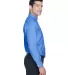 Harriton M600 Men's Long-Sleeve Oxford with Stain- FRENCH BLUE side view