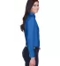 Harriton M600W Ladies' Long-Sleeve Oxford with Sta FRENCH BLUE side view